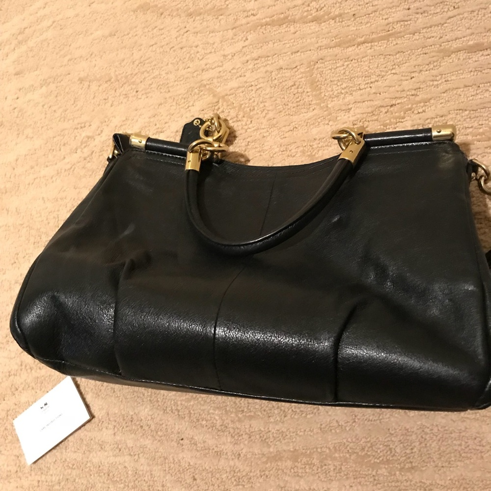 Coach leather satchel and shoulder bag